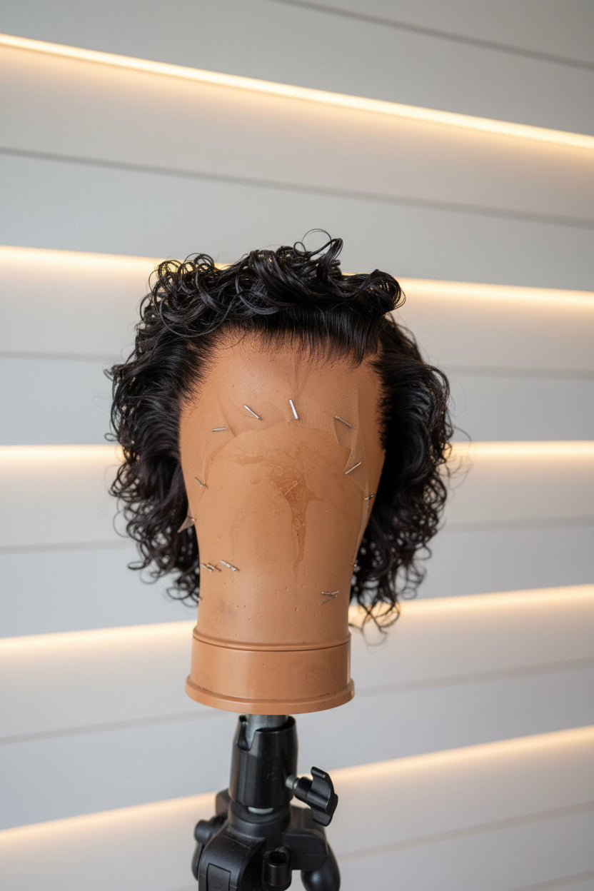 Pearly- The Curly Pixie Wig