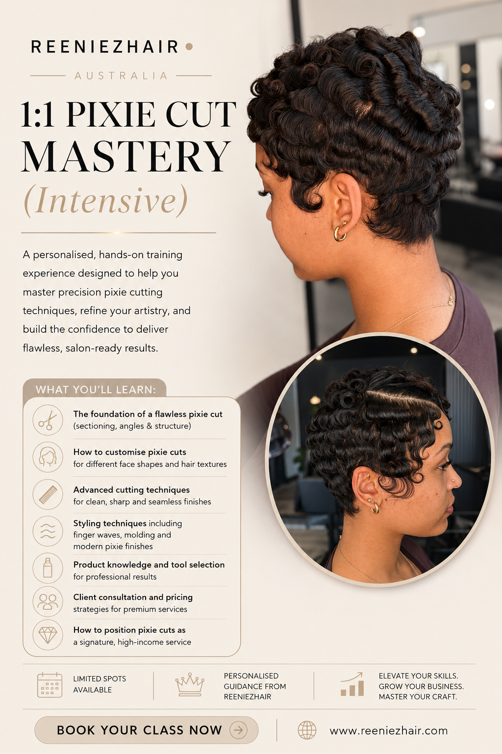 Master the pixie cut, one-on-one